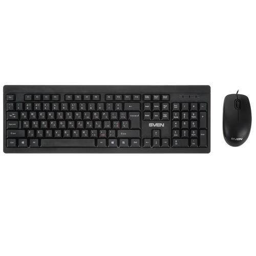 Купить Клавиатура+мышь  проводная  SVEN KB-S320C черный  4852616. Характеристики, отзывы и цены в Донецке