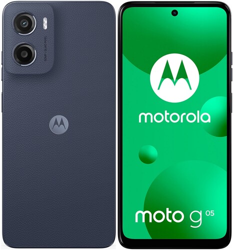 Купить 6.67" Смартфон Motorola Moto G05 128 ГБ синий  5621047. Характеристики, отзывы и цены в Донецке