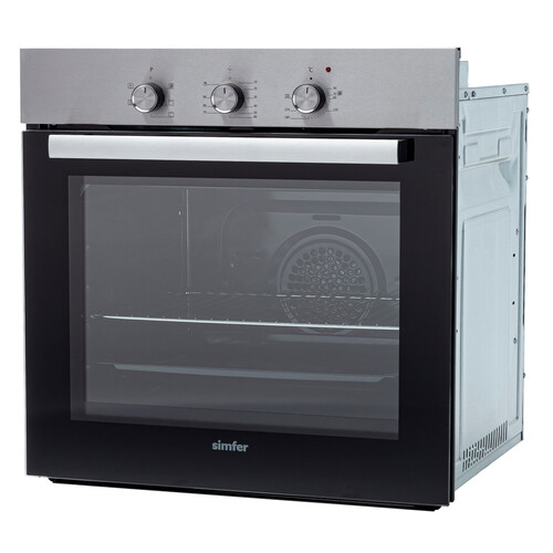 Купить Электрический духовой шкаф Simfer B6EM16001 серебристый  5341742. Характеристики, отзывы и цены в Донецке