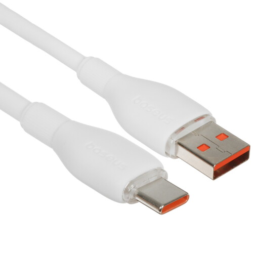 Купить Кабель круглый Baseus USB Type-C - USB 2.0 Type-A белый 1.2 м  5495770. Характеристики, отзывы и цены в Донецке