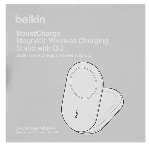 Купить Беспроводное зарядное устройство Belkin Magnetic Foldable Wireless Charger with Qi2 черный  5637431. Характеристики, отзывы и цены в Донецке