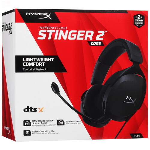Купить Проводные наушники HyperX Cloud Stinger 2 Core черный 2022  5095440. Характеристики, отзывы и цены в Донецке