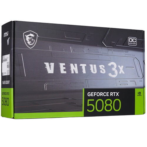 Купить Видеокарта MSI GeForce RTX 5080 VENTUS 3X OC PLUS  5612410. Характеристики, отзывы и цены в Донецке