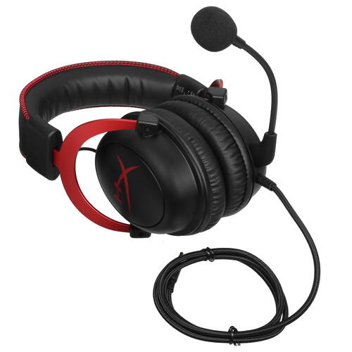 Купить Проводные наушники HyperX Cloud II красный 2022  5057625. Характеристики, отзывы и цены в Донецке