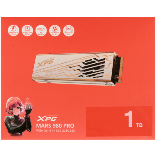 Купить 1000 ГБ M.2 NVMe накопитель ADATA XPG MARS 980 PRO  5631359. Характеристики, отзывы и цены в Донецке