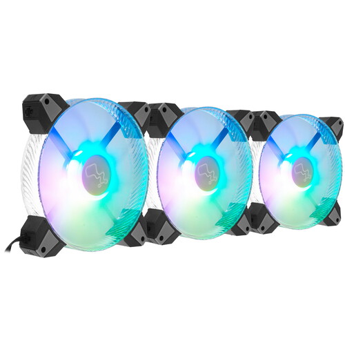 Купить Вентилятор InWin Saturn ASN140 Triple Pack [ASN140 3PK] черный  5625024. Характеристики, отзывы и цены в Донецке