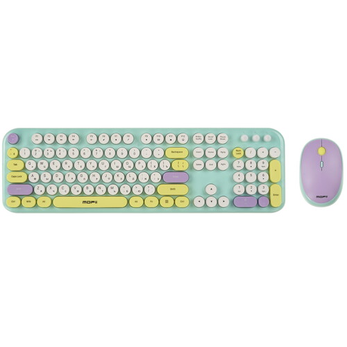 Купить Клавиатура+мышь беспроводная   MOFii SMK-693M2AG зеленый  9241074. Характеристики, отзывы и цены в Донецке