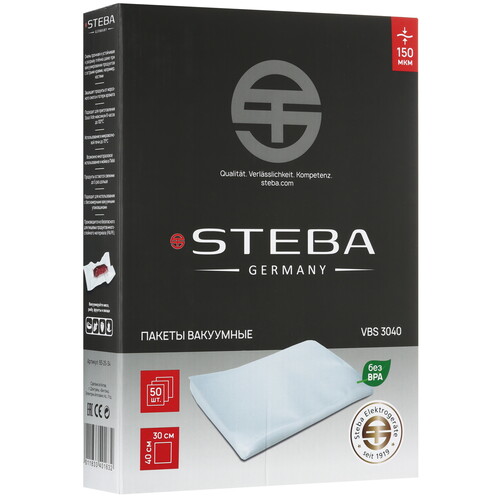 Купить Пакеты для вакуумного упаковщика Steba VBS 3040  5641820. Характеристики, отзывы и цены в Донецке
