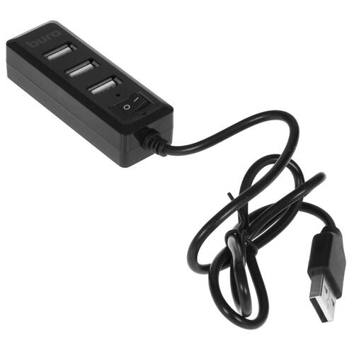 Купить USB-разветвитель Buro BU-HUB4-0.5L-U2.0  8148043. Характеристики, отзывы и цены в Донецке