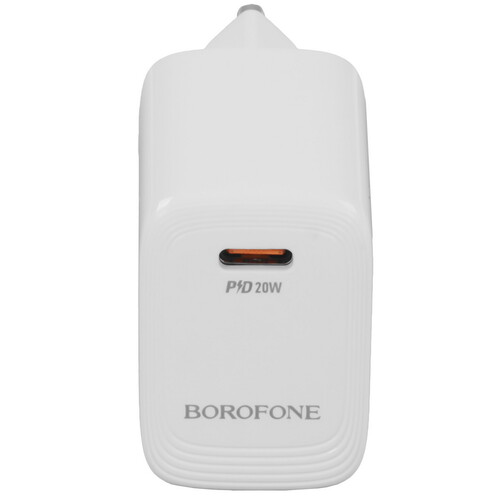 Купить Сетевое зарядное устройство Borofone BN26 белый  5639678. Характеристики, отзывы и цены в Донецке