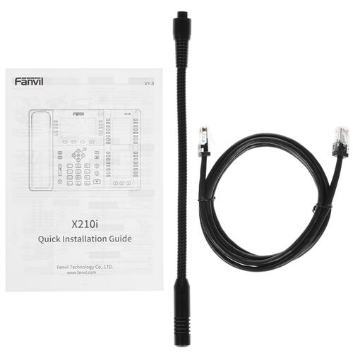 Купить Телефон VoIP Fanvil X210i черный  1629274. Характеристики, отзывы и цены в Донецке