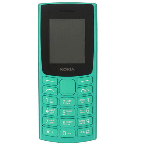Купить Сотовый телефон Nokia 106 (2023) зеленый  5482585. Характеристики, отзывы и цены в Донецке