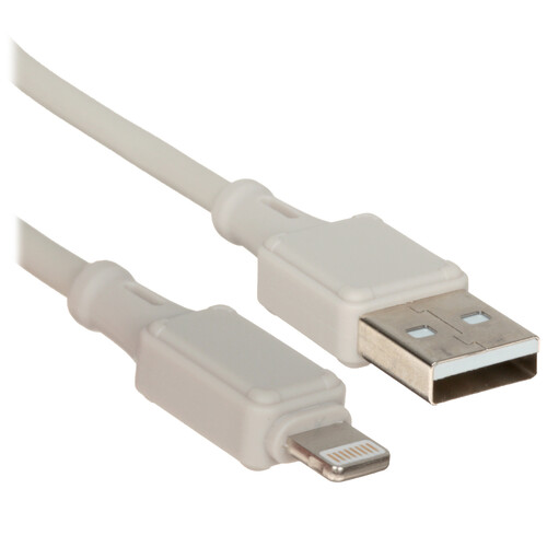 Купить Кабель круглый Hoco Lightning 8-pin - USB 2.0 Type-A серый 1 м  9244393. Характеристики, отзывы и цены в Донецке