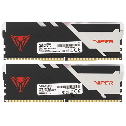 Купить Оперативная память Patriot Viper Venom RGB [PVVR532G660C34K] 32 ГБ  5449932. Характеристики, отзывы и цены в Донецке