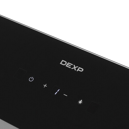 Купить Вытяжка наклонная DEXP IH60-SV0 RGB черный/серебристый  9226037. Характеристики, отзывы и цены в Донецке