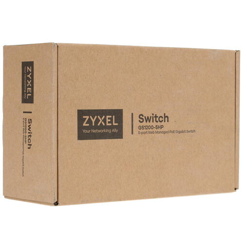 Купить Коммутатор Zyxel GS1200-5HP V2  1373311. Характеристики, отзывы и цены в Донецке