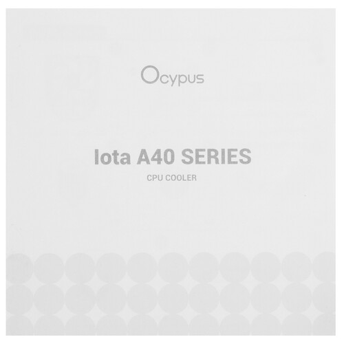 Купить Кулер для процессора Ocypus Iota A40 WH  5490750. Характеристики, отзывы и цены в Донецке
