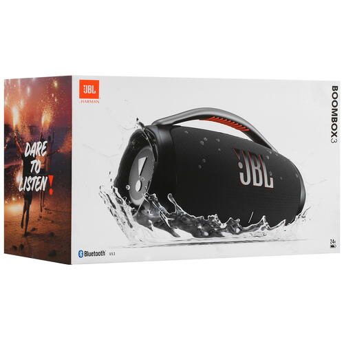 Купить Портативная колонка JBL Boombox 3, черный  5096225. Характеристики, отзывы и цены в Донецке