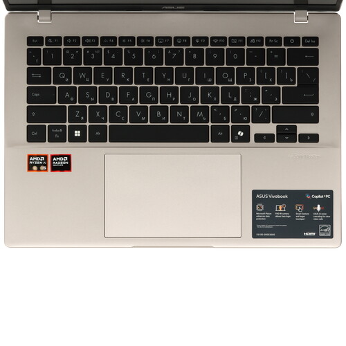 Купить 14" Ноутбук ASUS Vivobook 14 M1407KA-LY029 золотистый  5612600. Характеристики, отзывы и цены в Донецке