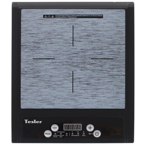 Купить Плита компактная электрическая TESLER PI-13 черный  8121377. Характеристики, отзывы и цены в Донецке