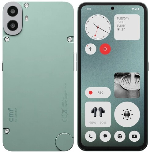 Купить 6.67" Смартфон CMF Phone 1 256 ГБ зеленый  5475828. Характеристики, отзывы и цены в Донецке