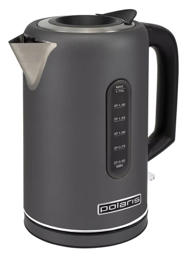 Купить Электрочайник Polaris PWK 1729CA Water Way Pro серый  9153667. Характеристики, отзывы и цены в Донецке