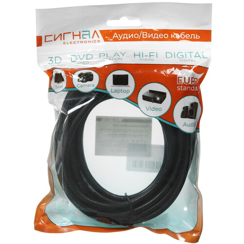 Купить Кабель  Сигнал HDMI - HDMI, 5 м  5480132. Характеристики, отзывы и цены в Донецке