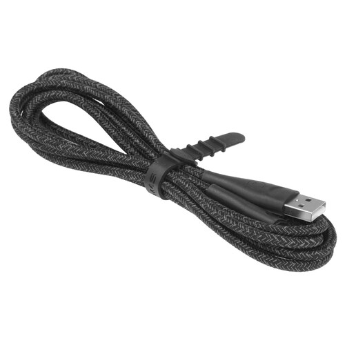 Купить Кабель круглый USAMS Lightning 8-pin - USB 2.0 Type-A черный 2 м  5480425. Характеристики, отзывы и цены в Донецке