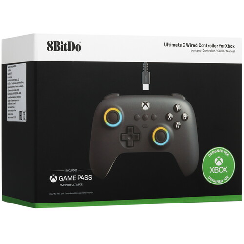 Купить Геймпад проводной 8BitDo Ultimate С for Xbox черный  5454232. Характеристики, отзывы и цены в Донецке