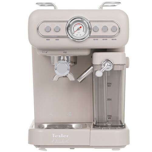 Купить Кофеварка рожковая TESLER ECM-250 серый  9228865. Характеристики, отзывы и цены в Донецке
