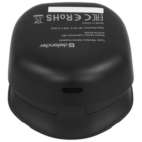 Купить Наушники TWS Defender CyberDots 285 черный 2025  9231060. Характеристики, отзывы и цены в Донецке