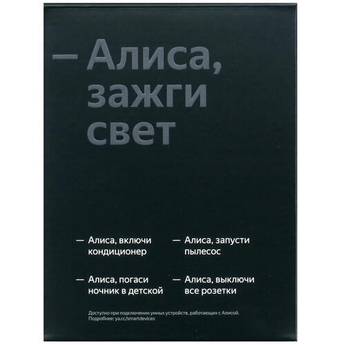Купить Умная колонка Новая Яндекс Станция Мини черный  5009997. Характеристики, отзывы и цены в Донецке