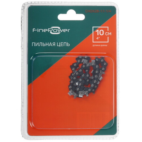 Купить Пильная цепь FinePower CHDX28-1.1-1/4  9114690. Характеристики, отзывы и цены в Донецке
