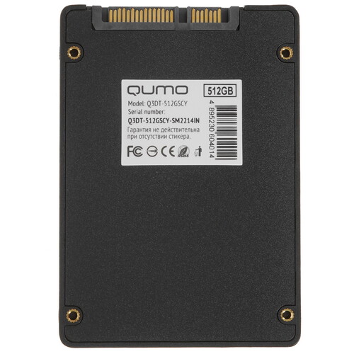 Купить 512 ГБ 2.5" SATA накопитель QUMO Novation  5032011. Характеристики, отзывы и цены в Донецке