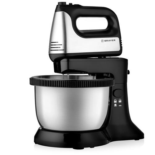 Купить Миксер BRAYER BR1304 серебристый  9933315. Характеристики, отзывы и цены в Донецке