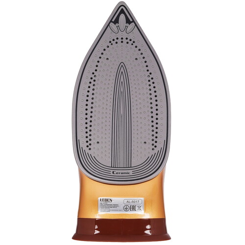 Купить Утюг LEBEN 249-042 оранжевый  9237155. Характеристики, отзывы и цены в Донецке