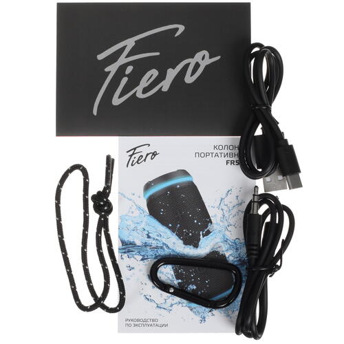 Купить Портативная колонка Fiero Vortex S, черный  5092222. Характеристики, отзывы и цены в Донецке