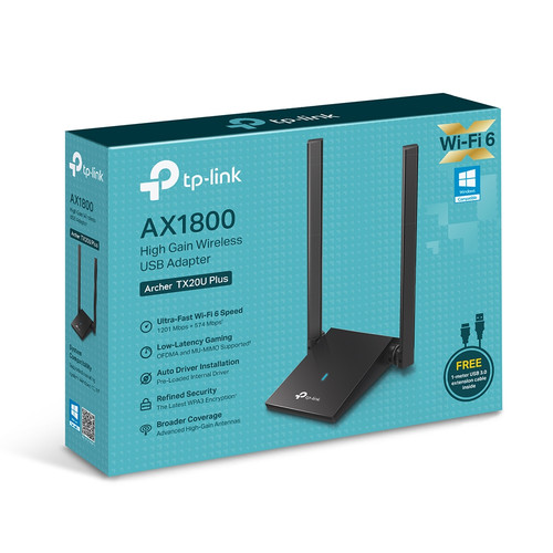 Купить Wi-Fi адаптер TP-LINK Archer TX20U Plus  5074639. Характеристики, отзывы и цены в Донецке