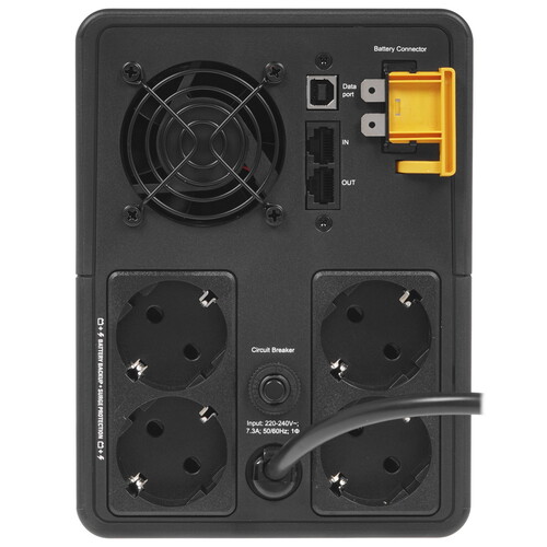 Купить ИБП APC Back-UPS BX1600MI-GR (Линейно-интерактивный, 1600Ва, 4*CEE, USB, RJ45)  4746657. Характеристики, отзывы и цены в Донецке