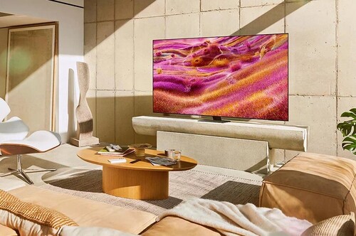 Купить 65" (163 см) Телевизор Samsung QE65QN90FAUXRU черный  5622921. Характеристики, отзывы и цены в Донецке