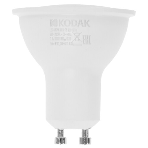 Купить Комплект светодиодных ламп Kodak MR16-7W-830-GU10  9305891. Характеристики, отзывы и цены в Донецке