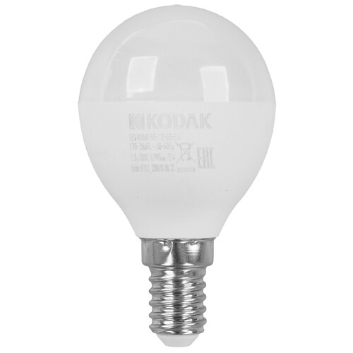 Купить Лампа светодиодная Kodak LED P45-11W-830-E14  5417541. Характеристики, отзывы и цены в Донецке