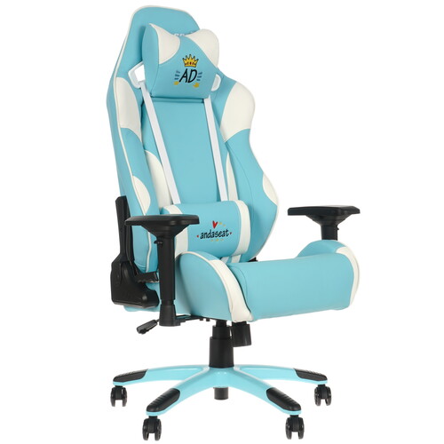 Купить Кресло игровое AndaSeat Soft Kitty голубой  5346327. Характеристики, отзывы и цены в Донецке