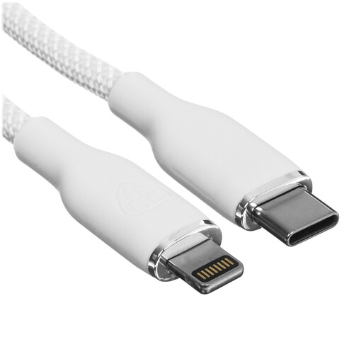 Купить Кабель круглый BY Lightning 8-pin - USB Type-C серый 1 м  5482093. Характеристики, отзывы и цены в Донецке