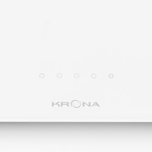 Купить Вытяжка наклонная KRONA GABRIELE 600 white S белый  5323123. Характеристики, отзывы и цены в Донецке