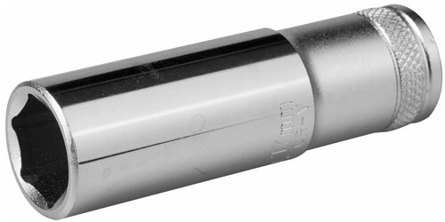Купить Торцовая головка KRAFTOOL INDUSTRIE QUALITAT, удлиненная, Cr-V, FLANK, хромосатинированная, 1/2, 17 мм  9012685. Характеристики, отзывы и цены в Донецке