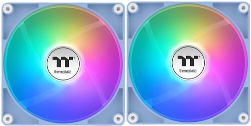 Купить Комплект вентиляторов Thermaltake CT140 ARGB Hydrangea Blue [CL-F203-PL14BU-A] голубой  5486446. Характеристики, отзывы и цены в Донецке