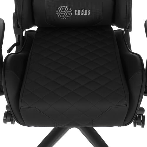 Купить Кресло игровое Cactus CS-CHR-030BL черный  9936023. Характеристики, отзывы и цены в Донецке