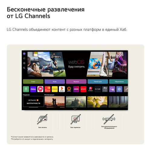 Купить 65" (164 см) Телевизор LG 65NU850B6LA черный  5922051. Характеристики, отзывы и цены в Донецке