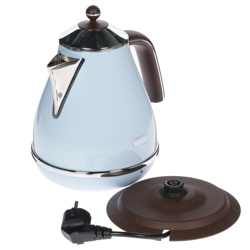 Купить Электрочайник DeLonghi KBOV 2001.AZ голубой  1001075. Характеристики, отзывы и цены в Донецке